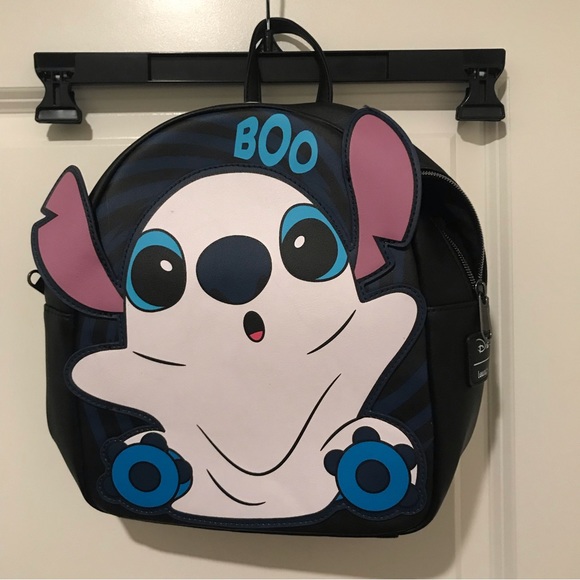 Disney Loungefly Stitch Glow in The Dark Mini Backpack - Picture 1 of 5